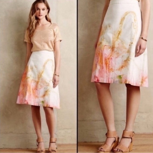 Claire Dejardines Dresses & Skirts - Anthropologie Colorful Women's Skirt